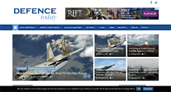 Desktop Screenshot of defencetoday.com