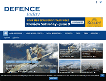 Tablet Screenshot of defencetoday.com